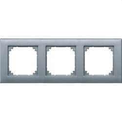 Merten Rahmen 486360 3fach aluminium M-PLAN