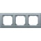 Merten Rahmen 488360 3fach aluminium M-PLAN