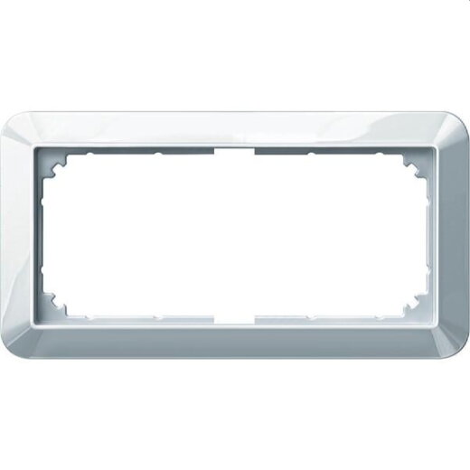 Merten Rahmen 389819 2fach polarweiss glaenzend