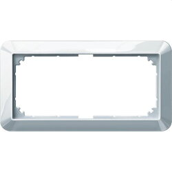 Merten Rahmen 389819 2fach polarweiss glaenzend