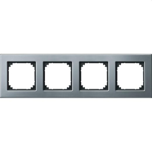 Merten Rahmen 475460 4fach platinsilber
