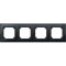 Merten Rahmen 489403 4fach onyxschwarz