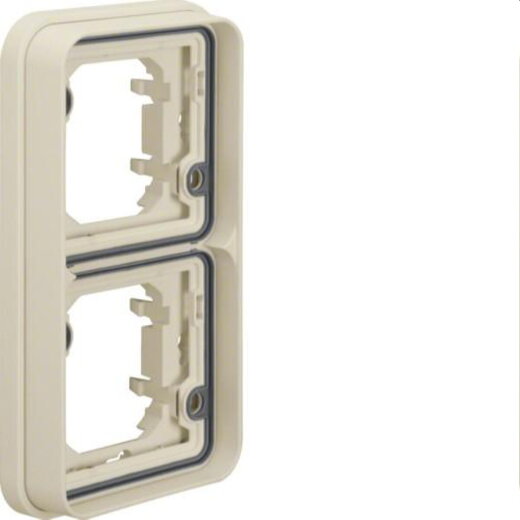Berker UP-Rahmen M313293512 2fach senkrecht weiss