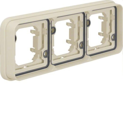 Berker UP-Rahmen M313303502 3fach waagerecht weiss