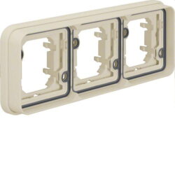 Berker UP-Rahmen M313303502 3fach waagerecht weiss