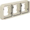 Berker UP-Rahmen M313303502 3fach waagerecht weiss