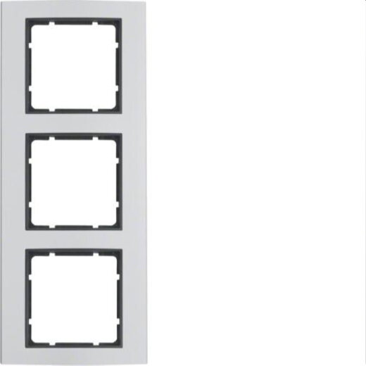 Berker Rahmen M310133004 3fach alu/anthrazit