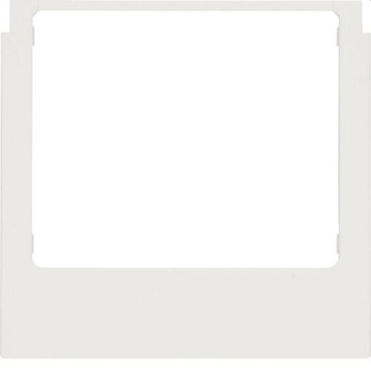 Berker Rahmen M3eckig polarweiss matt