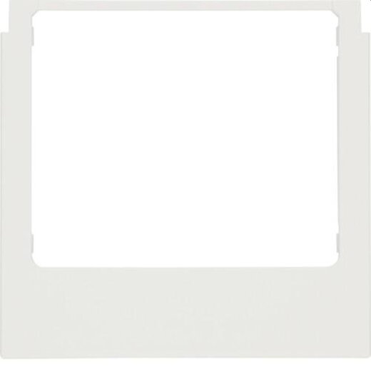 Berker Rahmen M3eckig polarweiss glaenzend