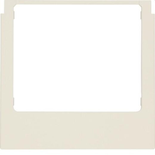 Berker Rahmen M3eckig weiss glaenzend