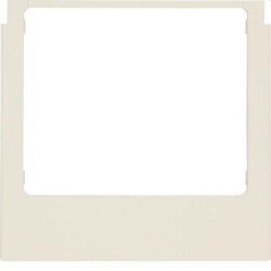 Berker Rahmen M3eckig weiss glaenzend