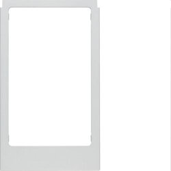 Berker Rahmen M3eckig gross alu mattlack.