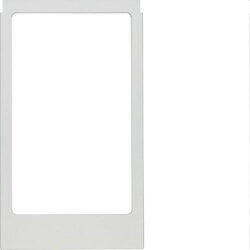 Berker Rahmen M3eckig gross Aluminium eloxiert