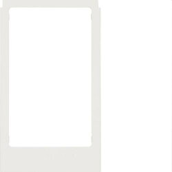 Berker Rahmen M3eckig gross polarweiss glaenzend