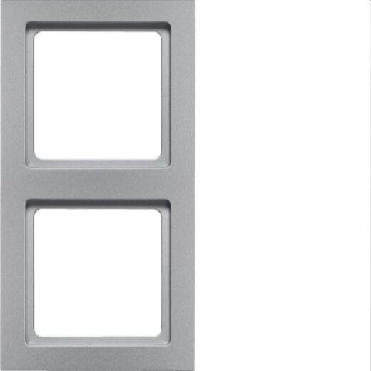 Berker Rahmen M32fach Q3 alu samt lackiert