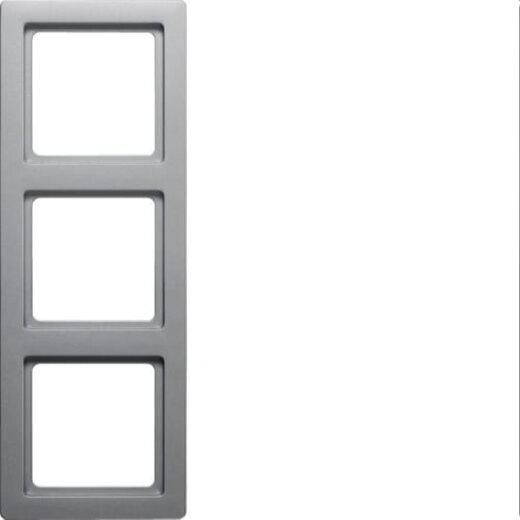 Berker Rahmen M33fach Q1 alu samt lackiert