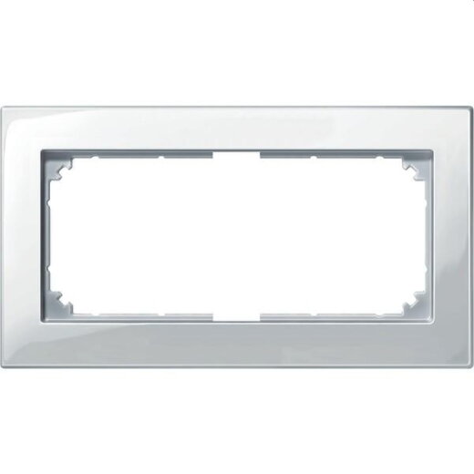 Merten Rahmen 515819 2fach polarweiss glaenzend M-PLAN