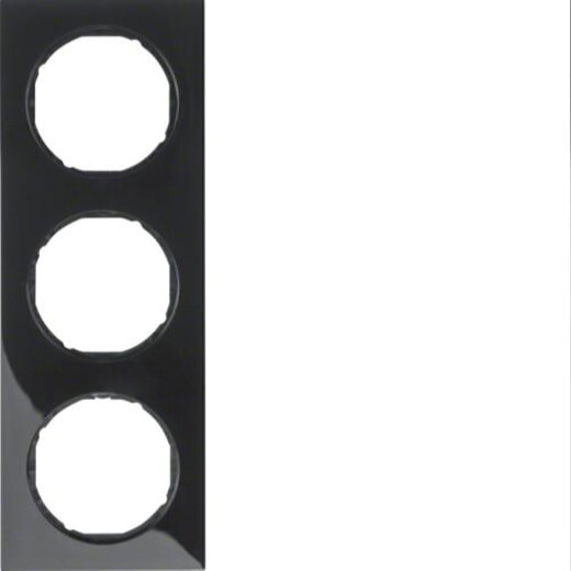 Berker Rahmen M310132245 schwarz glaenzend