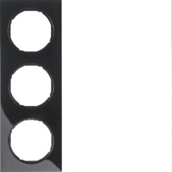 Berker Rahmen M310132245 schwarz glaenzend