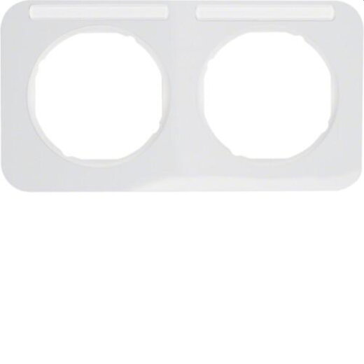 Berker Rahmen M310122179 polarweiss glaenzend