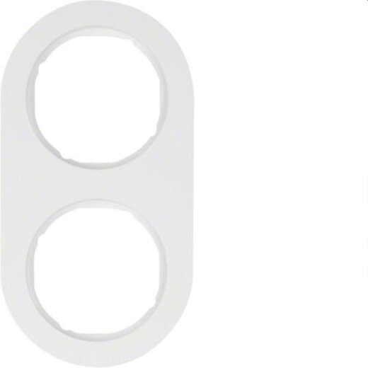 Berker Rahmen M310122089 polarweiss glaenzend