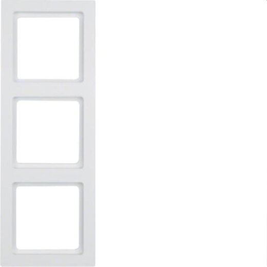 Berker Rahmen M310136099 Q.3 polarweiss samt