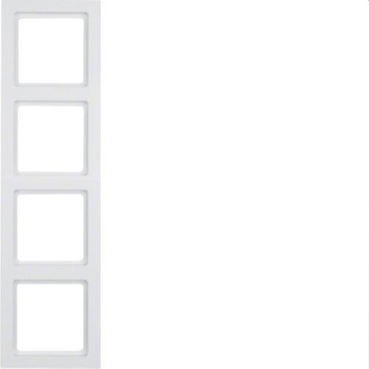 Berker Rahmen M310146099 Q.3 polarweiss samt