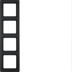 Berker Rahmen M310146086 Q.1 anthrazit samt
