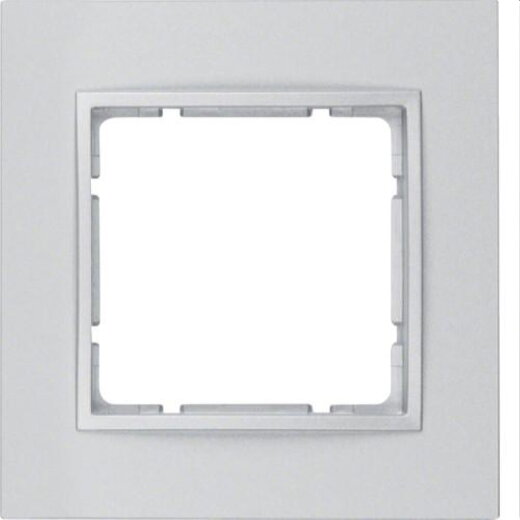 Berker Rahmen M310116424 B.7 aluminium matt