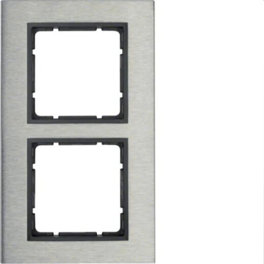 Berker Rahmen M310123606 B.7 Edelstahl/anthrazit