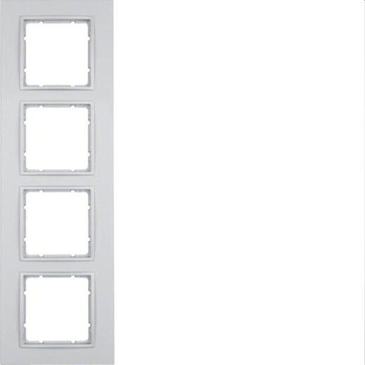 Berker Rahmen M310146424 B.7 aluminuim matt