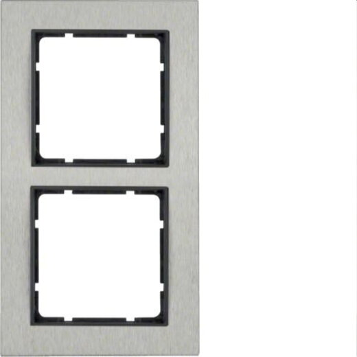 Berker Rahmen M310223606 B.7 Edelstahl/anthrazit