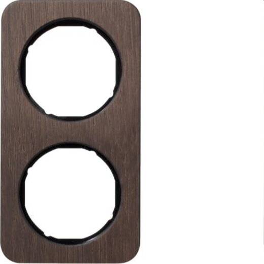 Berker Rahmen M310122354 Eichenholz/schwarz glaenzend