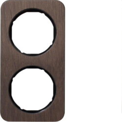 Berker Rahmen M310122354 Eichenholz/schwarz glaenzend