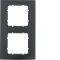 Berker Rahmen M310123005 schwarz/anthrazit