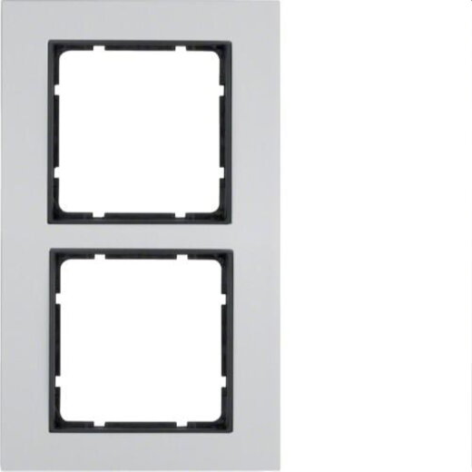Berker Rahmen M310126904 alu/anthrazit