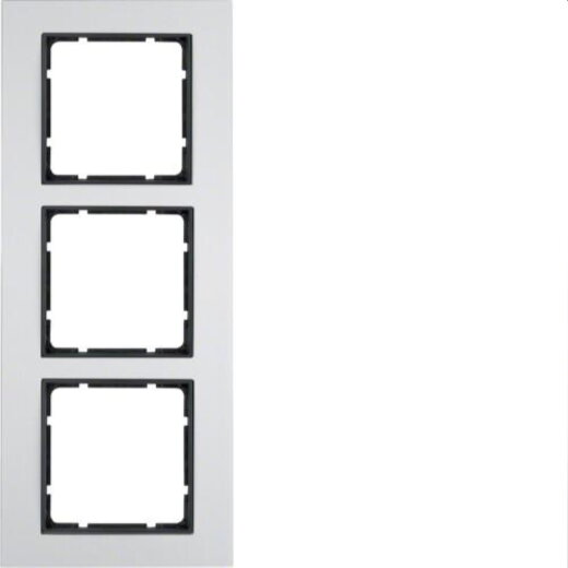 Berker Rahmen M310136904 alu/anthrazit