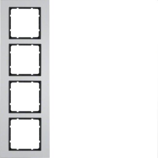 Berker Rahmen M310146904 alu/anthrazit