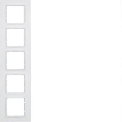 Berker Rahmen M310156919 polarweiss matt