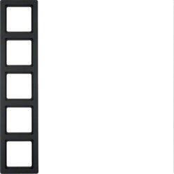 Berker Rahmen M310156086 anthrazit samt