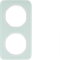 Berker Rahmen M310122109 Glas polarweiss