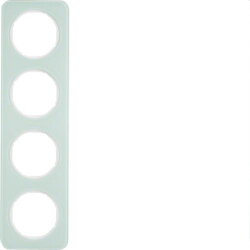 Berker Rahmen M310142109 Glas polarweiss