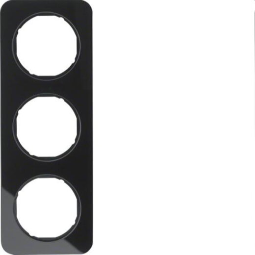 Berker Rahmen M310132116 Glas schwarz