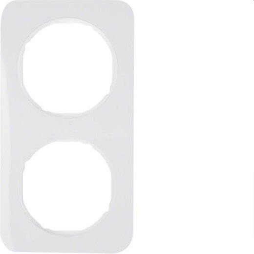 Berker Rahmen M310122189 polarweiss glaenzend