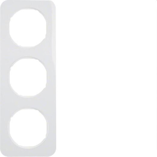 Berker Rahmen M310132189 polarweiss glaenzend