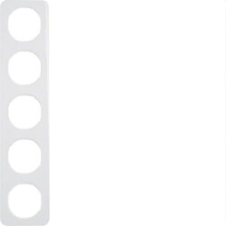 Berker Rahmen M310152189 polarweiss glaenzend