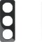 Berker Rahmen M310132145 schwarz glaenzend