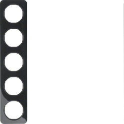 Berker Rahmen M310152145 schwarz glaenzend