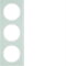 Berker Rahmen M310132209 Glas polarweiss