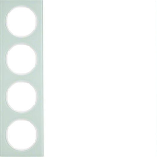 Berker Rahmen M310142209 Glas polarweiss